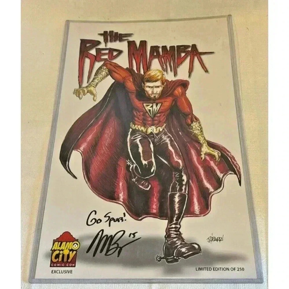 The RED‎ MAMBA Alamo City Comic Con Exclusive Matt Bonner signed limited edition - Picture 1 of 7
